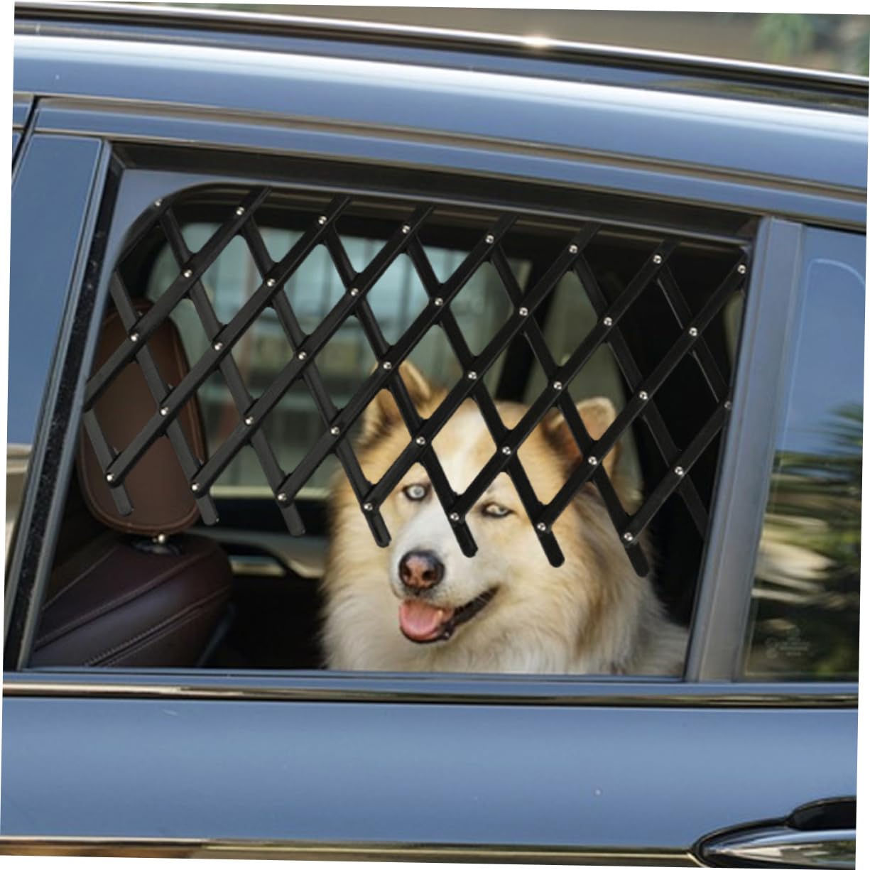 HANABASS 2 Barriera Retrattile per Auto per Animali Recinto Protettivo Portatile in PP e Facile da Conservare Adatta per Protezione e Ventilazione