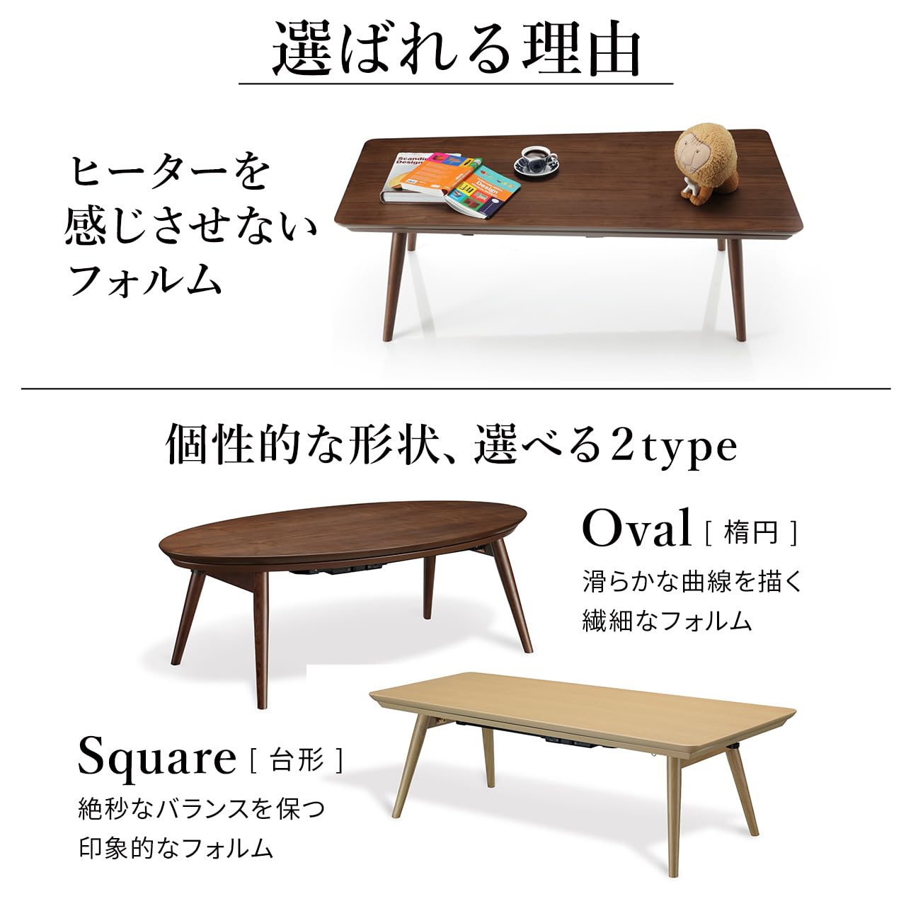 Amazon | フラットヒーター折れ脚こたつ アロー スクエアx