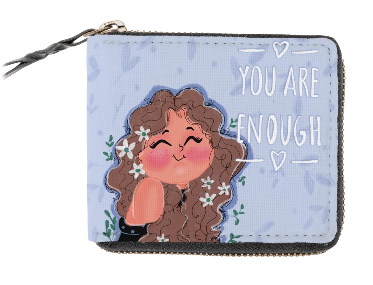 Stylish Wallet for Women | Small Wallets for Girls | Bi-Fold & Zip Wallets | Printed Square Wallet | You are Enough