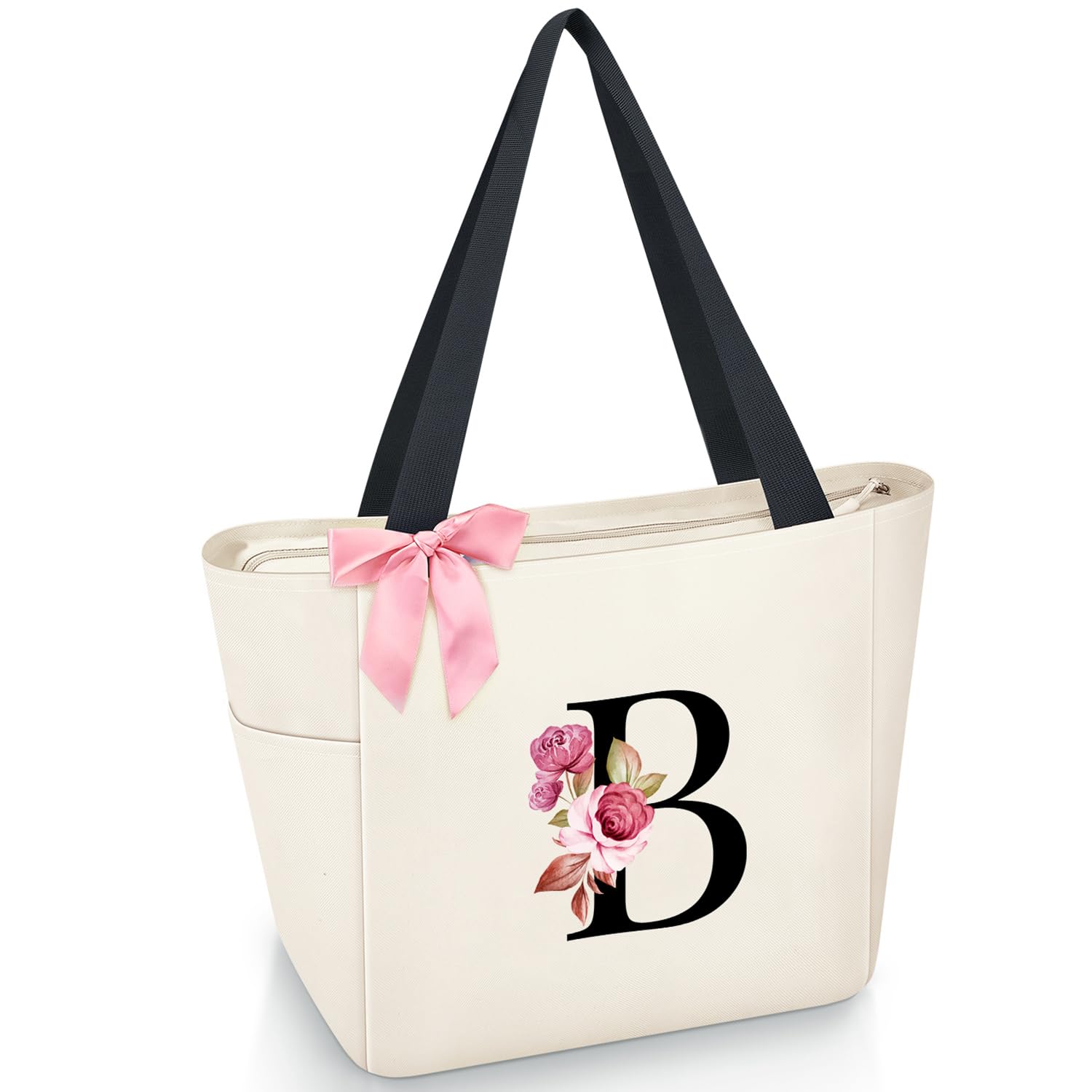 Vavabox Handtasche Damen A-Z Reißverschluss Schultertasche, Geschenke für Damen,Bräute und Brautjungfern,Arbeit,Reisen,Einkaufen,Schule