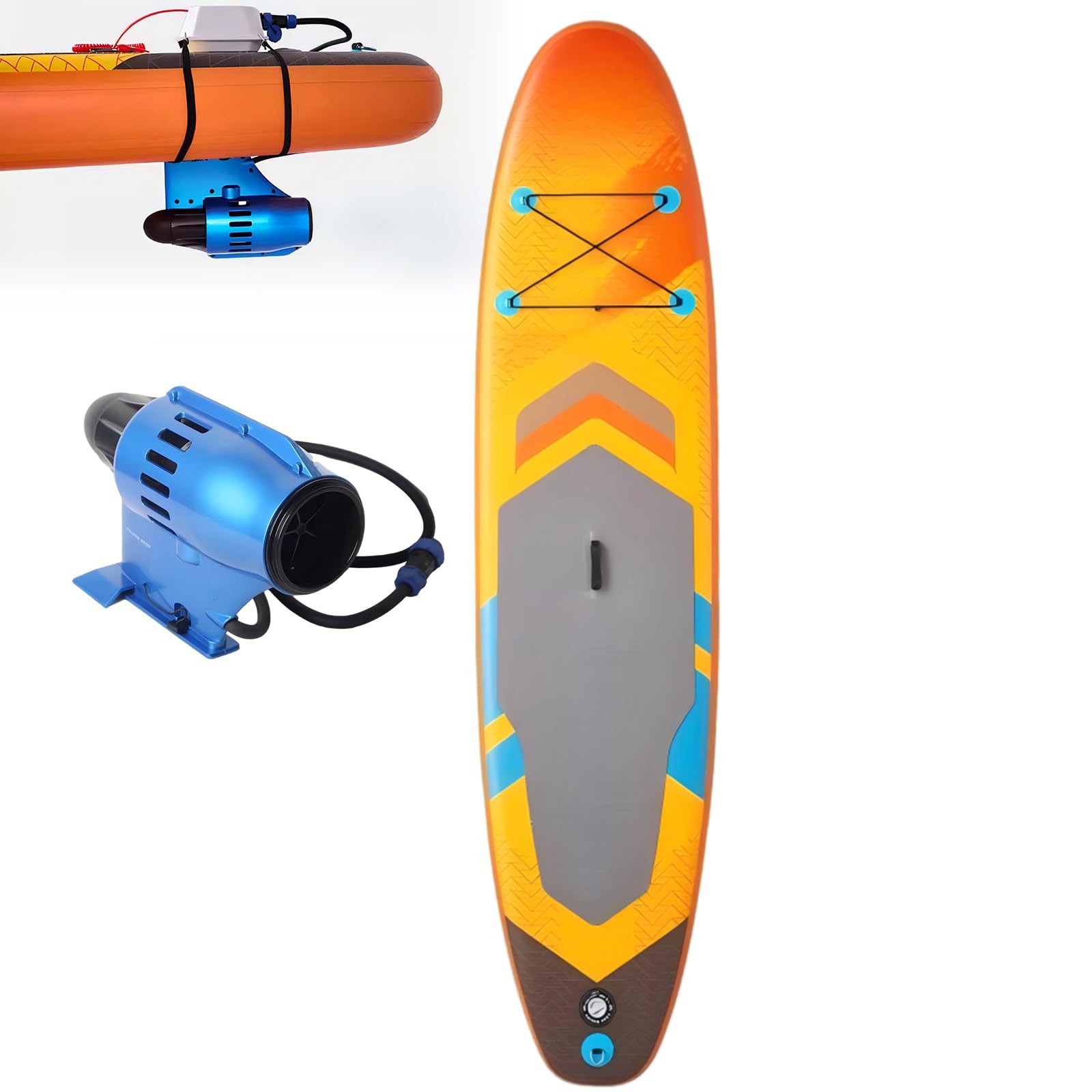 SPECIALBIEGEBUY Inflatable Paddle Board with Underwater Thruster Motor Kit