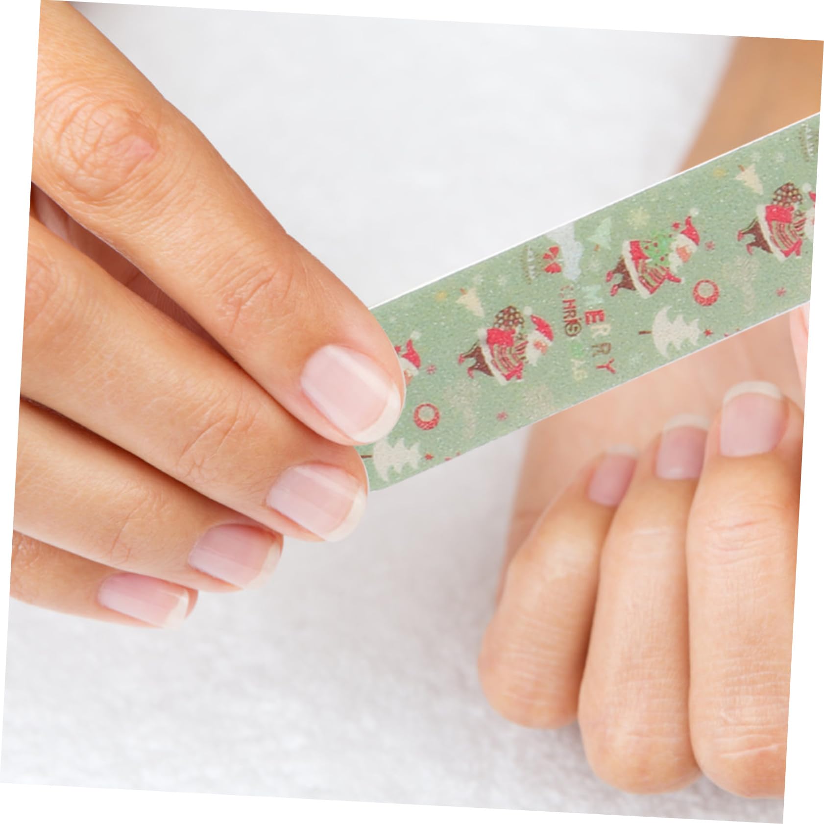 Stücke Weihnachts Nagelfeilen Aus Eva Maniküre Werkzeuge für Natürliche Nägel Festliche Designs Ideal für Die Nagelkunst und Pflege Perfekte Nagelfeilen für Die Weihnachtszeit