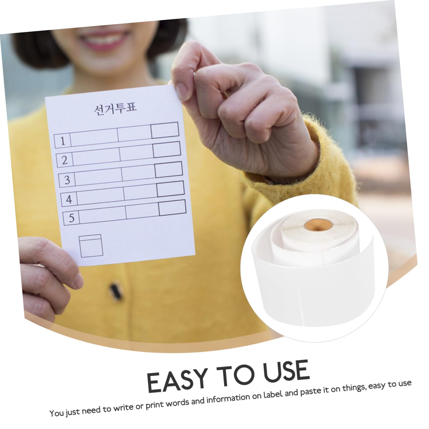 Angoily Étiquettes Autocollantes Thermiques 500 Pcs Papier Imprimable pour Étiquettes, Format 4x6 Po, Résistant et Polyvalent, pour Bureau et Logistique
