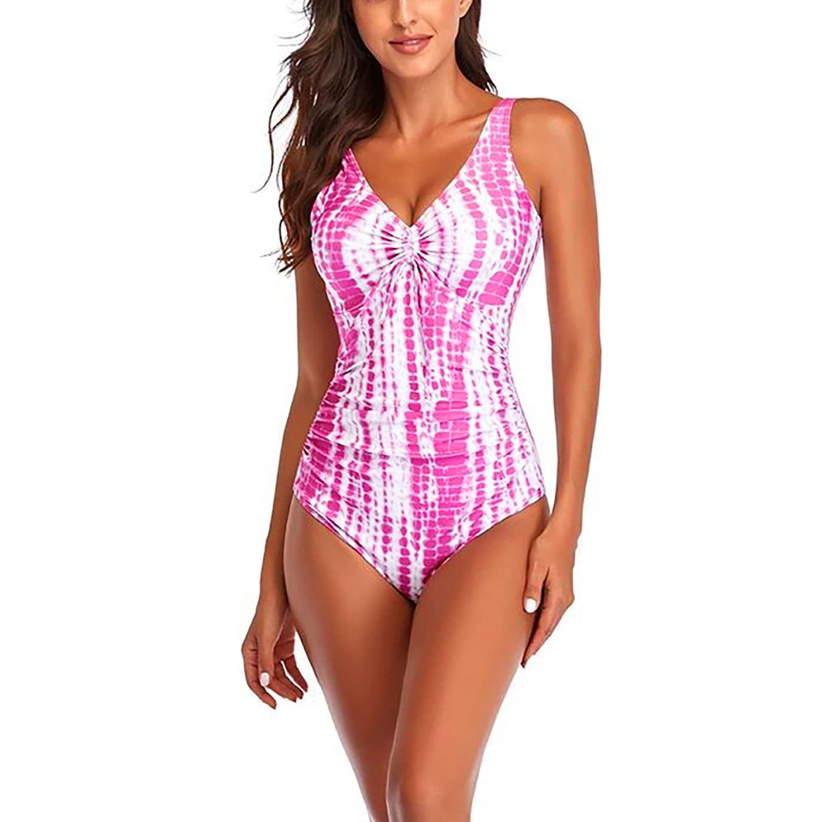 311 Mujer BañAdor con Falda Traje De BañO,BañAdor con Estampado De Serpiente para Mujer, Traje De BañO Acolchado InaláMbrico con Lazo Fruncido En La Parte Delantera,Traje De BañO Mujer Talla Grande