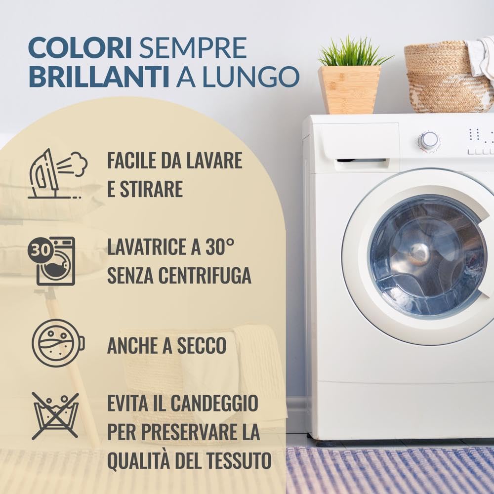 Dorian Home - Set Copripiumino Matrimoniale 250x210 con Sacco in 100% Puro Cotone + 2 Federe Cuscino Letto 50x80 con Patella di 18 cm (Garda Grafite, Matrimoniale - 250x210 cm)