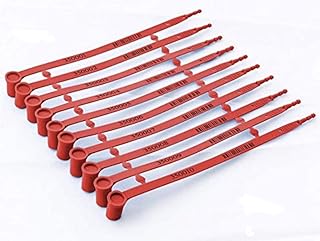 TITE Lock ECO Security Seal, 100 Pcs, Numbered with Barcode, RED Color