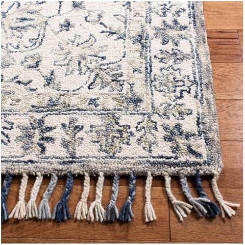 Miniatura 9 de Safavieh Aspen Collection APN125A - Alfombra de pasillo de 2 pies 3 pulgadas x 8 pies color marfilazul