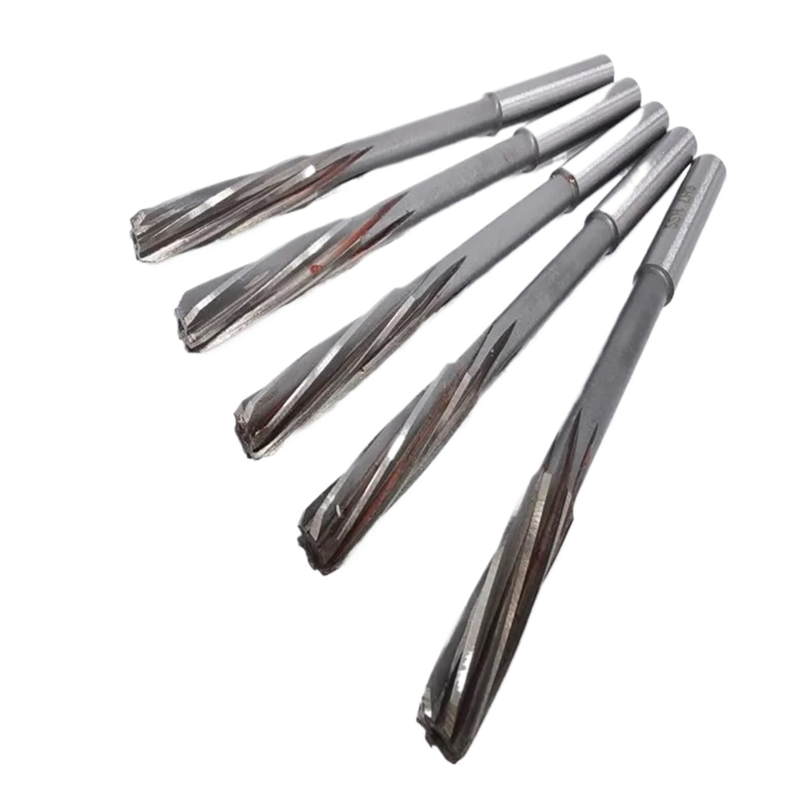 Alésoir à rainure hélicoïdale à tige droite HSS H7 3-20 mm, utilisé for la coupe précise de l'expansion du trou du mandrin de la machine-outil(7pcs 3-12mm H7)