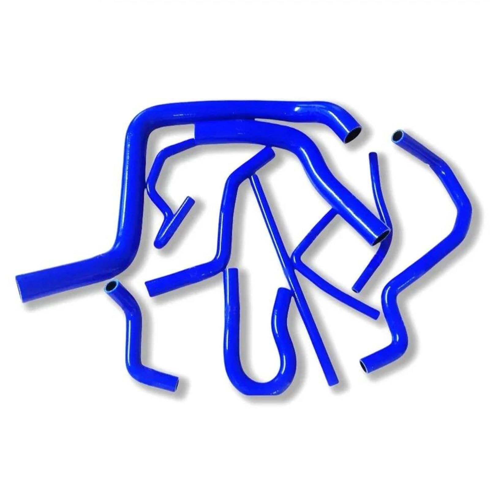 for Civic for B-Series Type R DC2 EK4/9 B16A/B Silicone Radiator Hose Kits 10Pcs(Blue)