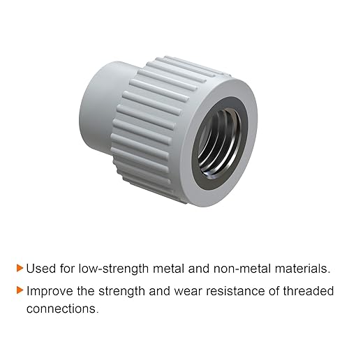 Miniatura 5 de HARFINGTON 20pcs Insertos de rosca de alambre M4 x 0.7 3D 304 Acero inoxidable helicoidal alambre en espiral roscado manga