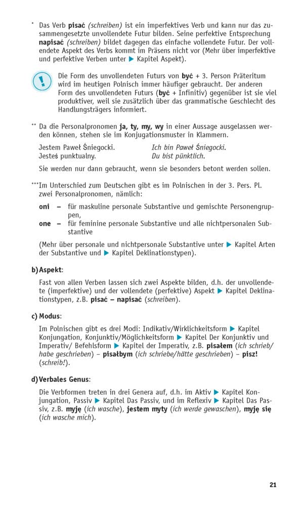 PONS Grammatik kurz & bündig Polnisch: Die beliebteste Nachschlagegrammatik