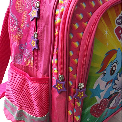 My Little Pony - Super rugzak/schoolrugzak - 38 x 29 x 17 - geschikt voor DIN A4 - motief: Rainbow Dash & Twilight… - Afbeelding 4