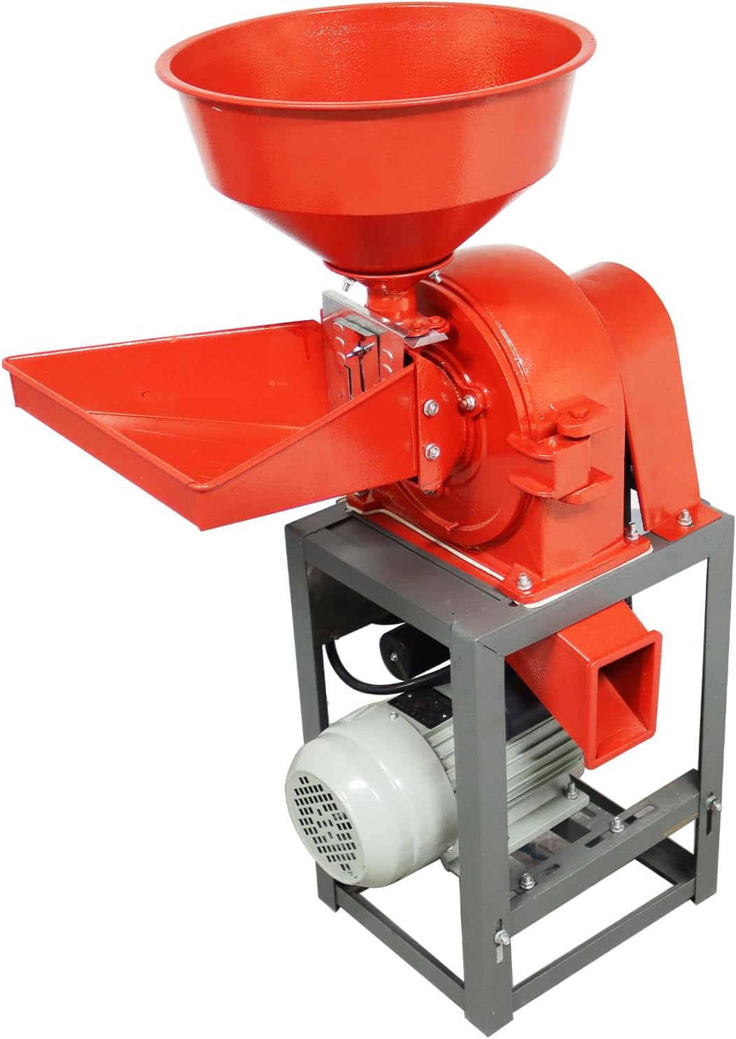 2.2KW Commercial Grain Grinder,220V Multifunctional Grain Mill Crusher with 2/3mm Screens,330 lbs/h Output for Corn/Wheat/Spices/Herbs,Food Processing & Farm Use