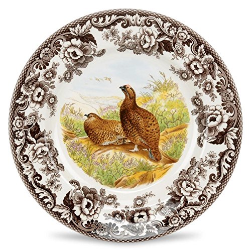 Spode Woodland Red Grouse Dinner Plate - 10.5