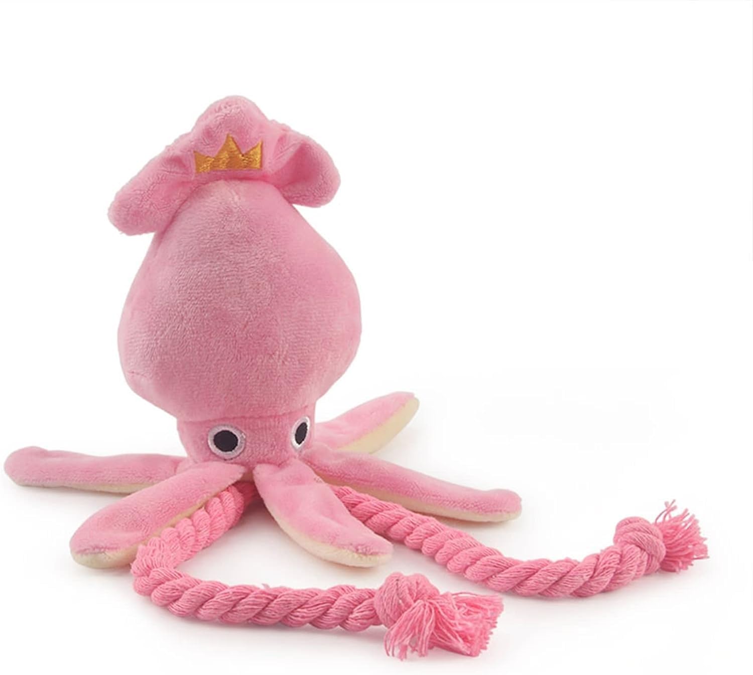 Jouet en peluche pour chien calamar et crabe sonore