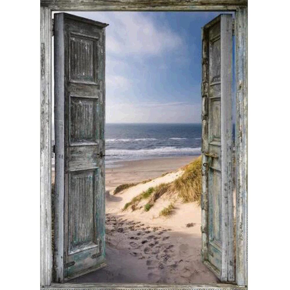 Kit broderie diamant 5D mosaïque xxl plage de sable pour une oeuvre d'art à la maison