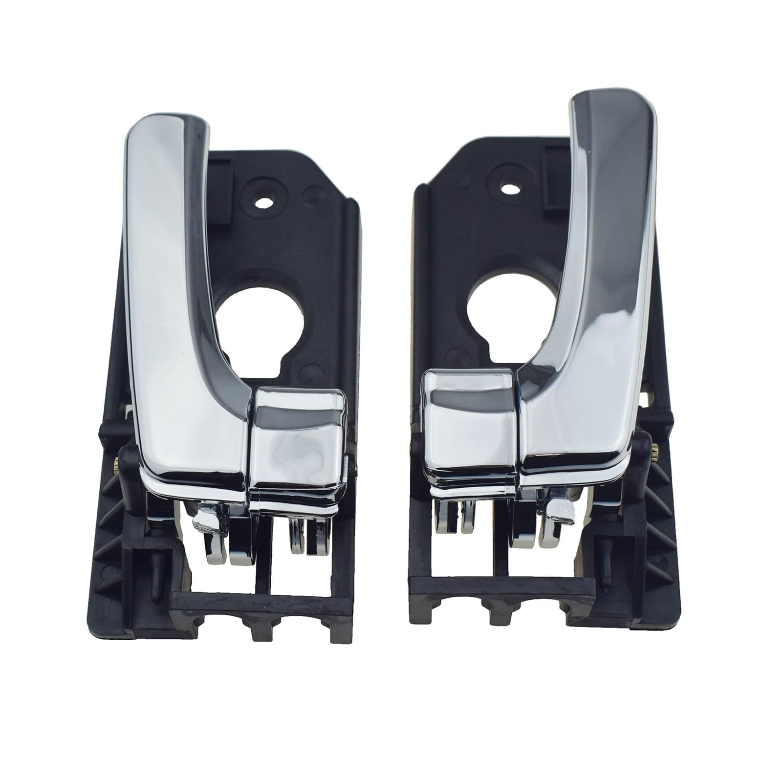 Xyszqjzyp Left And Right Side Car Interior Door Panel Handle Car Left Right Side Interior Door Handles Silver For Sedona For Carnival For Entourage 82610-4D010 82620-4D010
