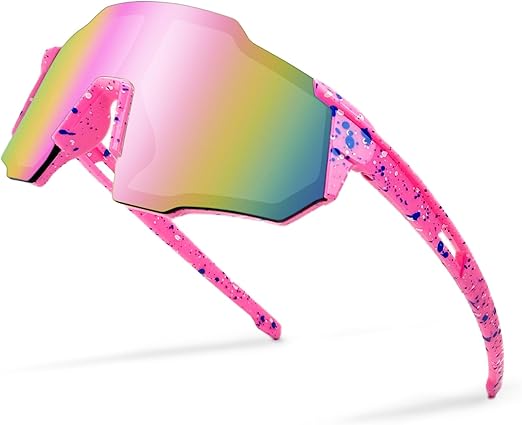 3PACK Kids Sunglasses Youth Baseball Glasses for Boys Girls Age 6-14, Sports UV400 Goggles for Softball Cycling