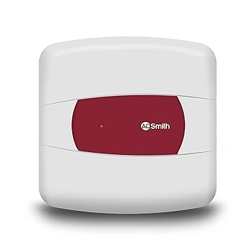 AO Smith HSE-SHS-015 Storage 15 Litre Vertical Water Heater ABS Body BEE 5 Star Superior Energy Efficiency|Enhanced Durability Blue Diamond Tank Coating|Suitable High Rise Buildings Wall Mounting