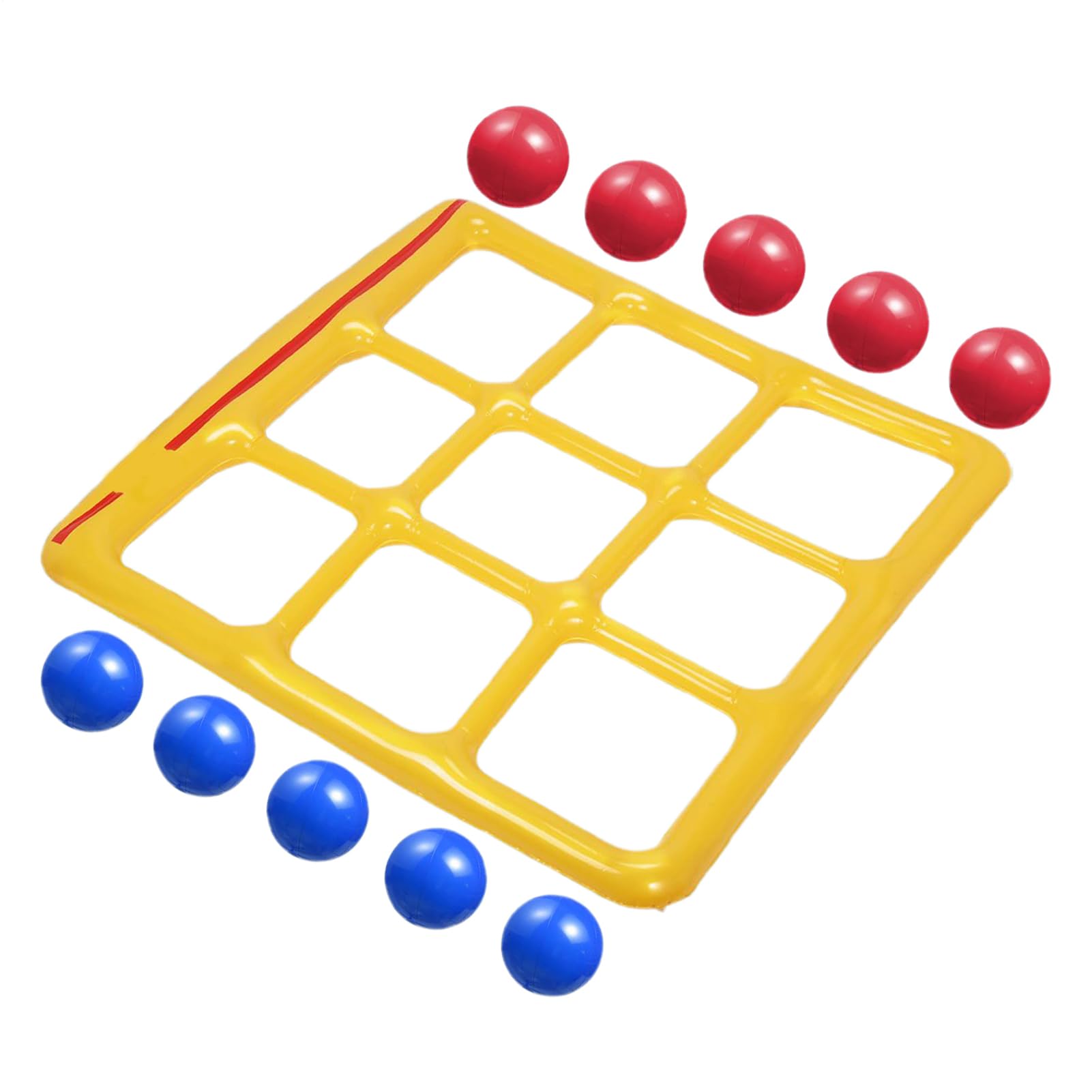 Generico Giochi per Piscina | Accessori Piscina - Galleggiante Gonfiabile con 10 Palle Attrezzatura Sportiva per attività all Aperto Familiari Lago Giardino Viaggio Spiaggia