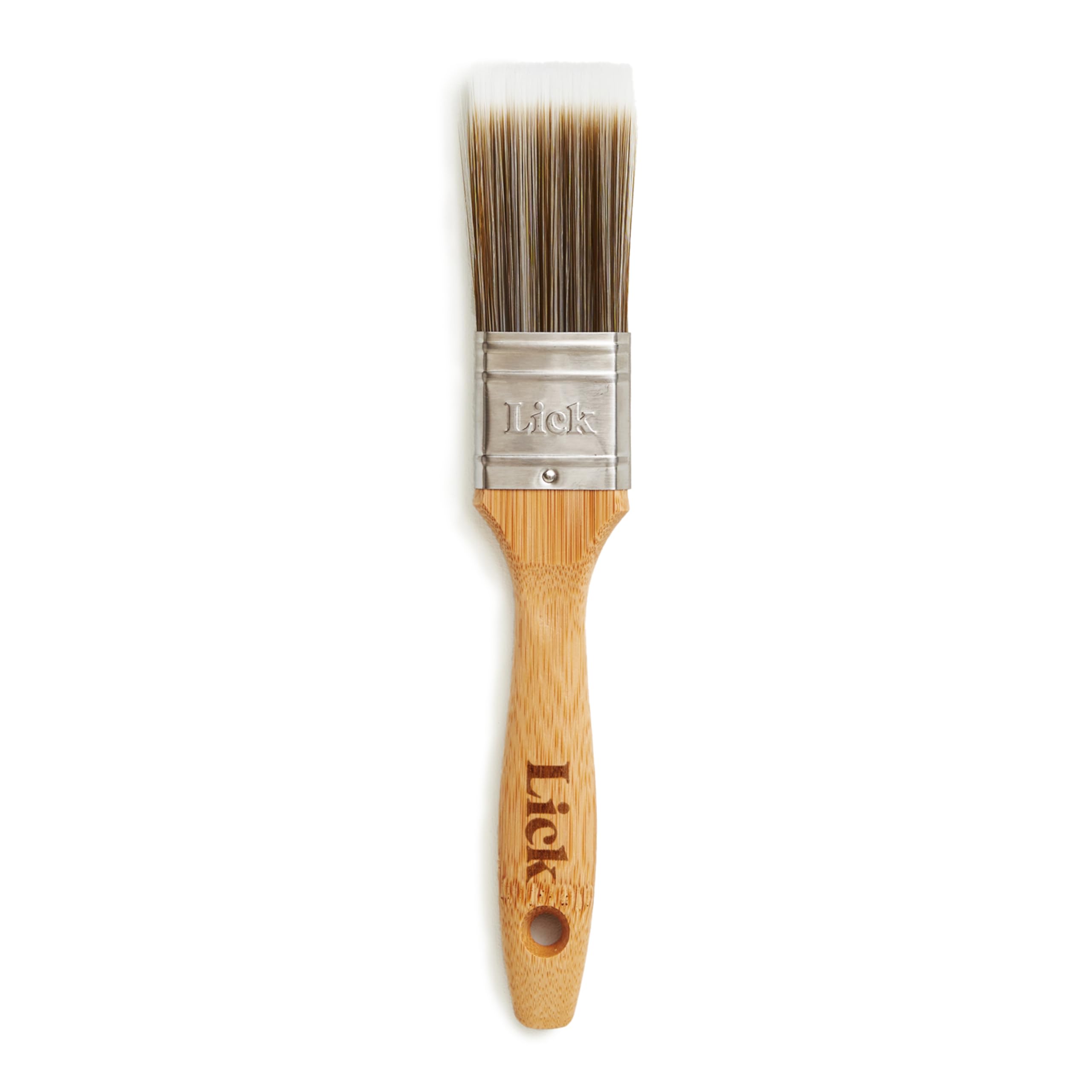Lick 1.5 inch Bamboo Flat Paint Brush – Soft Paint Brush, For DIY & Home Decorating, Sustainable, Bamboo, Professional Flat Brush, Recycled Steel Handle, 1.5-inch Bristle Brush