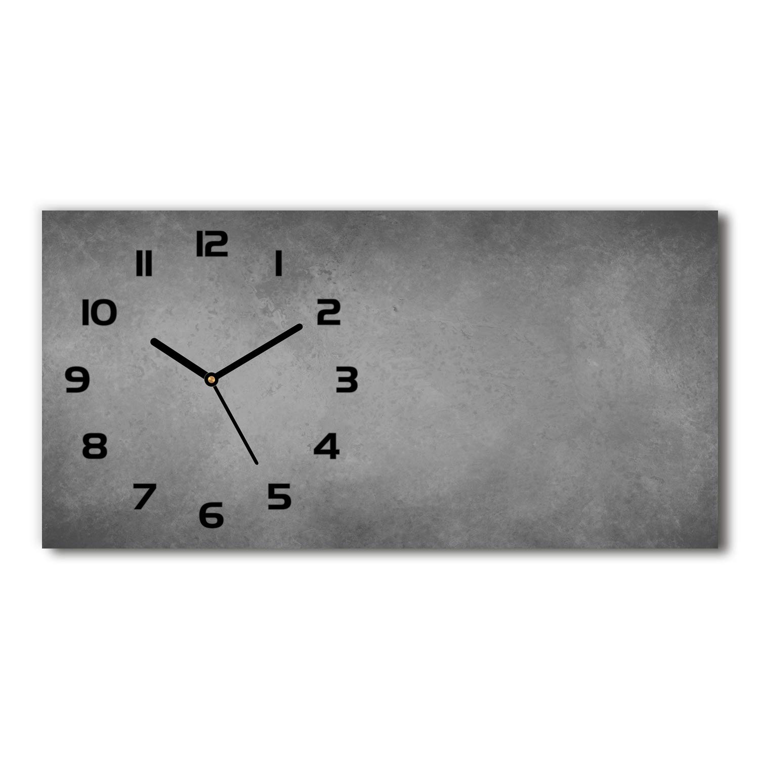 Impression Verre Sécurité Tulup Horloge Silencieuse Design Salon 60x30