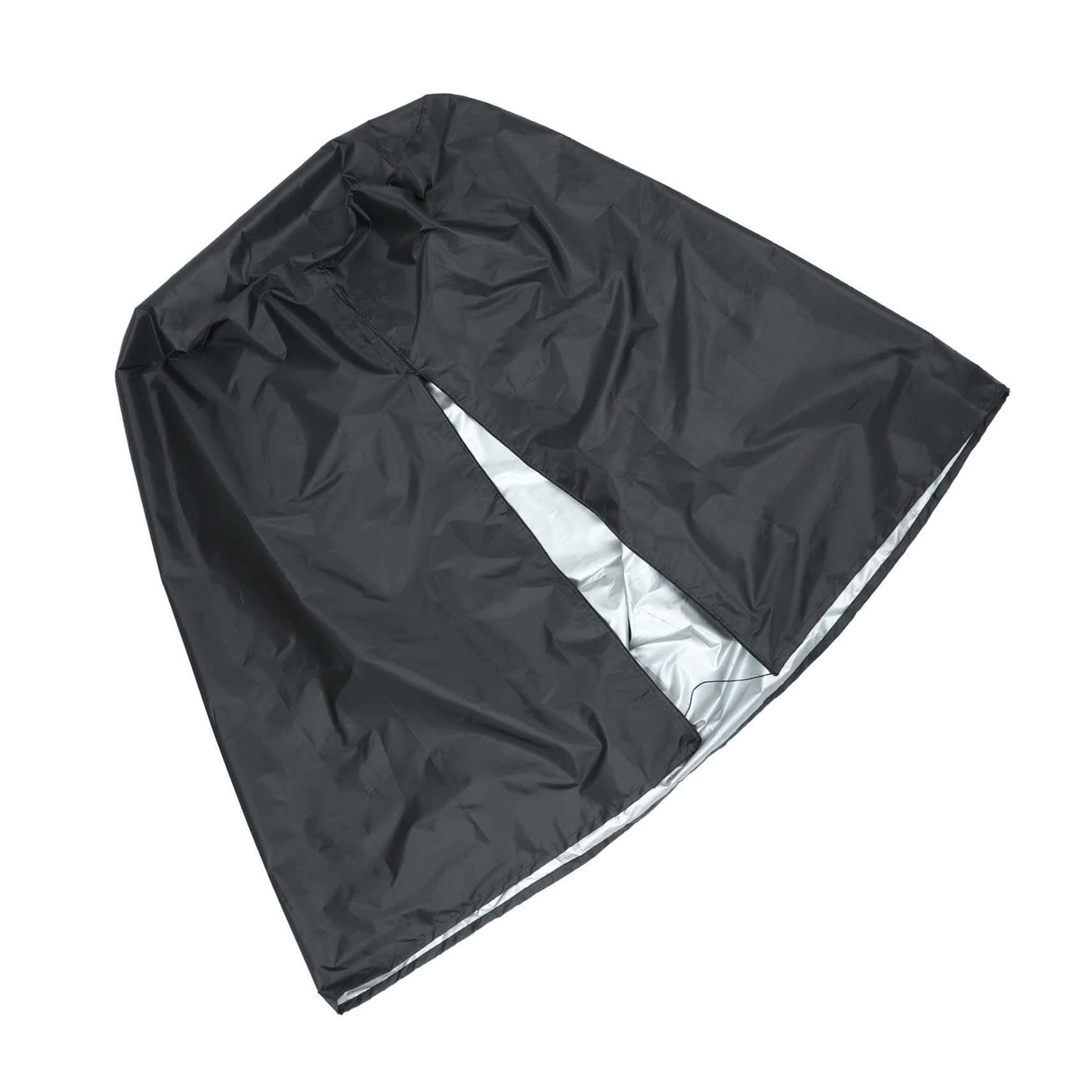 Kisangel Housse de Fauteuil Suspendu Œuf en Tissu Oxford Noir, Imperméable, Fermeture Éclair, Protection Solaire et Pluie pour Intérieur et Extérieur