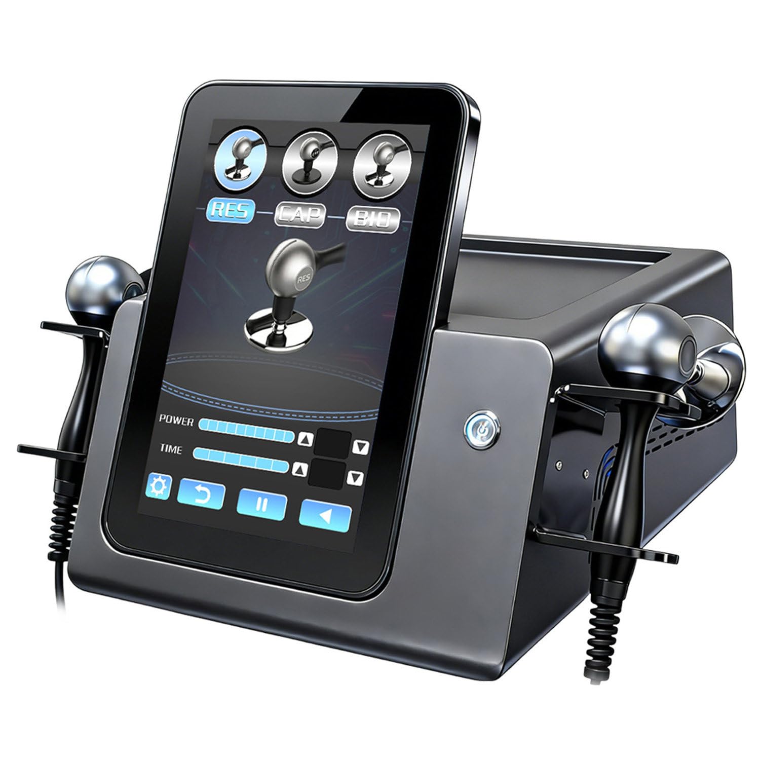 GTANND CAP/RES/BIO Tecar Physiotherapy Diathermy Machine,Skin Tightening Body Slimming 448k Tecar Therapy Deep Care,For Weight Loss, Beauty,Pain Relief,Cellulite Reduction
