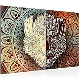 QUALITÉ PREMIUM : monté sur un panneau de particules MDF robuste (environ 7 mm). Les bords de l'image sont imprimés avec précision