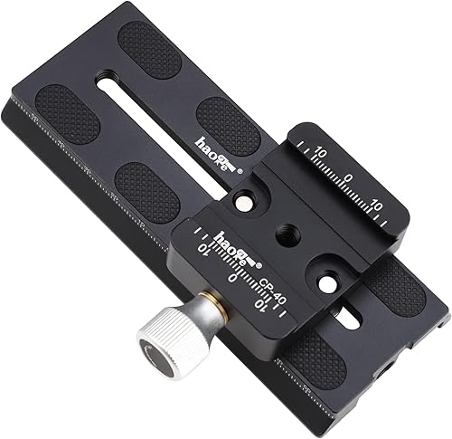 Miniatura 2 de Haoge Abrazadera de liberación rápida para kit de placa de cámara tipo arco y de 4.724 in para estabilizador de cardán DJI Ronin-S Ronin S