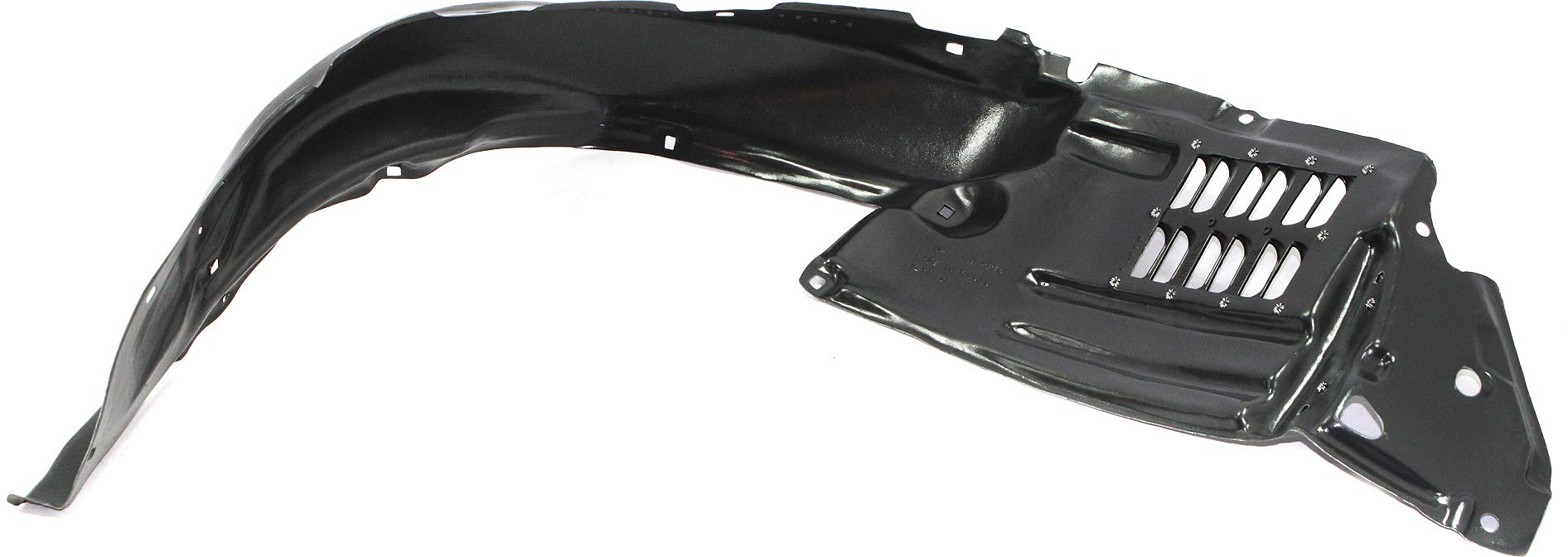 TRQ Front Right Inner Fender Liner - Passenger Side Replacement For 2012-2015 Toyota Tacoma