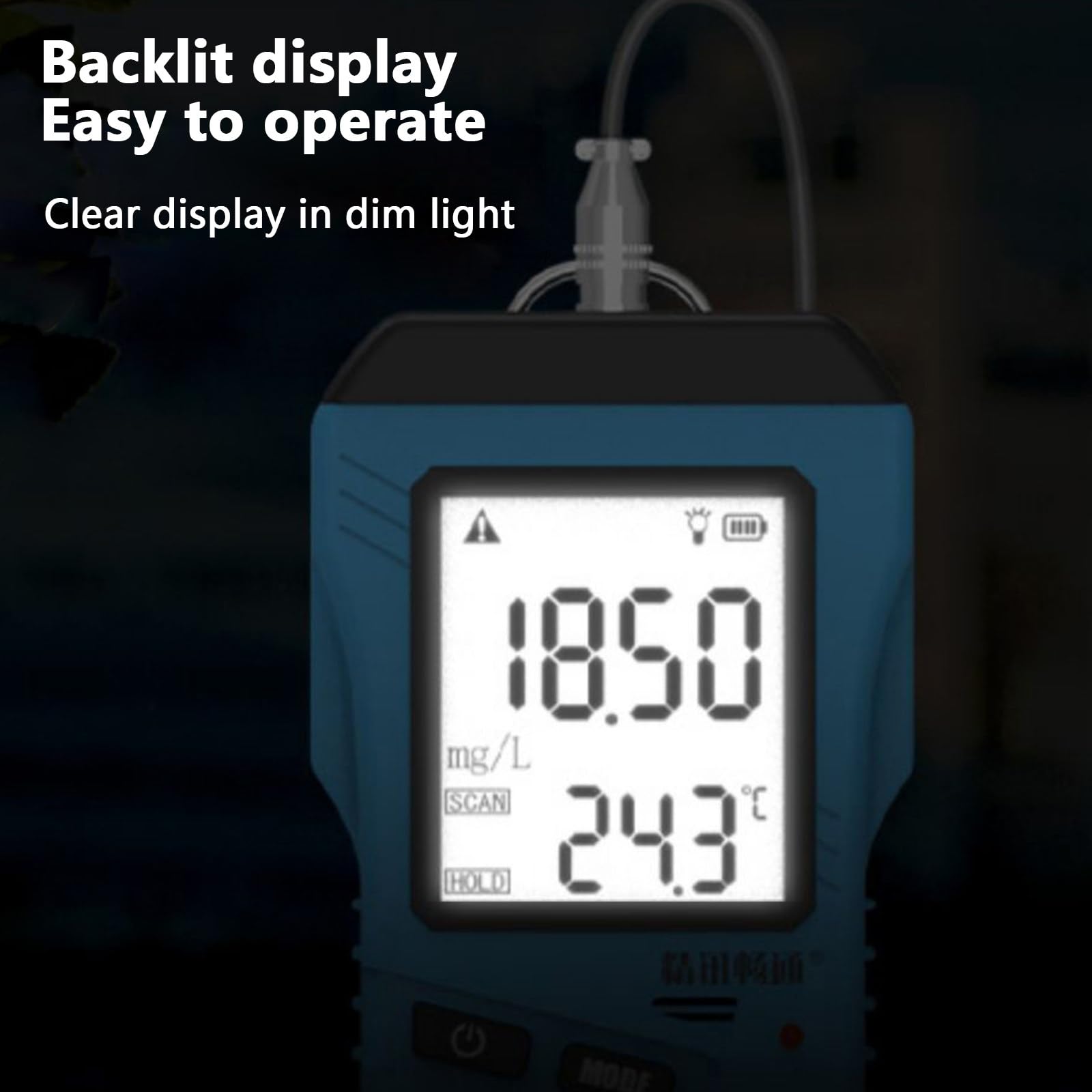 Boden Feuchtigkeitsmesser Pflanzen,Bodenfruchtbarkeitsprüfung Humidity Detection Bodentester Digitales Bodenfeuchtemessgerät für Pflanzenerde,Bauernhof,Rasen