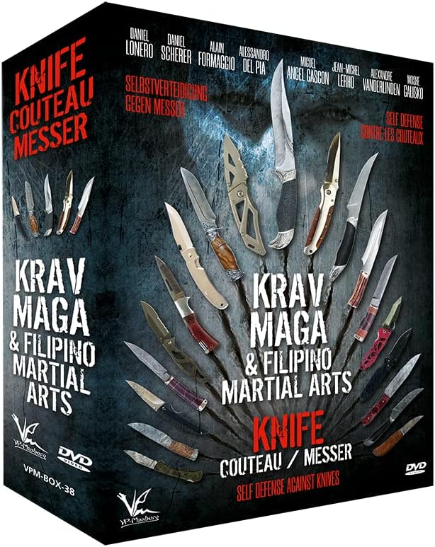 3 DVD Box Collection Krav Maga & Filipino Martial Arts - Self defense against Knives