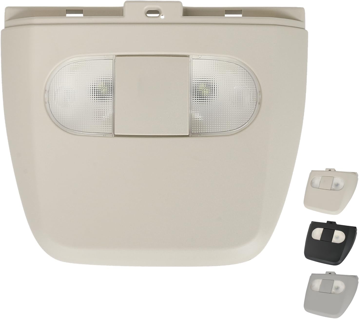 TQPONLY Overhead Console LED Dome Map Light Lamp | Fits Ford F150 2004-2008, for Lincoln Mark LT 2006-2008 Truck | Replaces 6L3Z-18519A70-AB Interior Cab Lights Track (Tan)