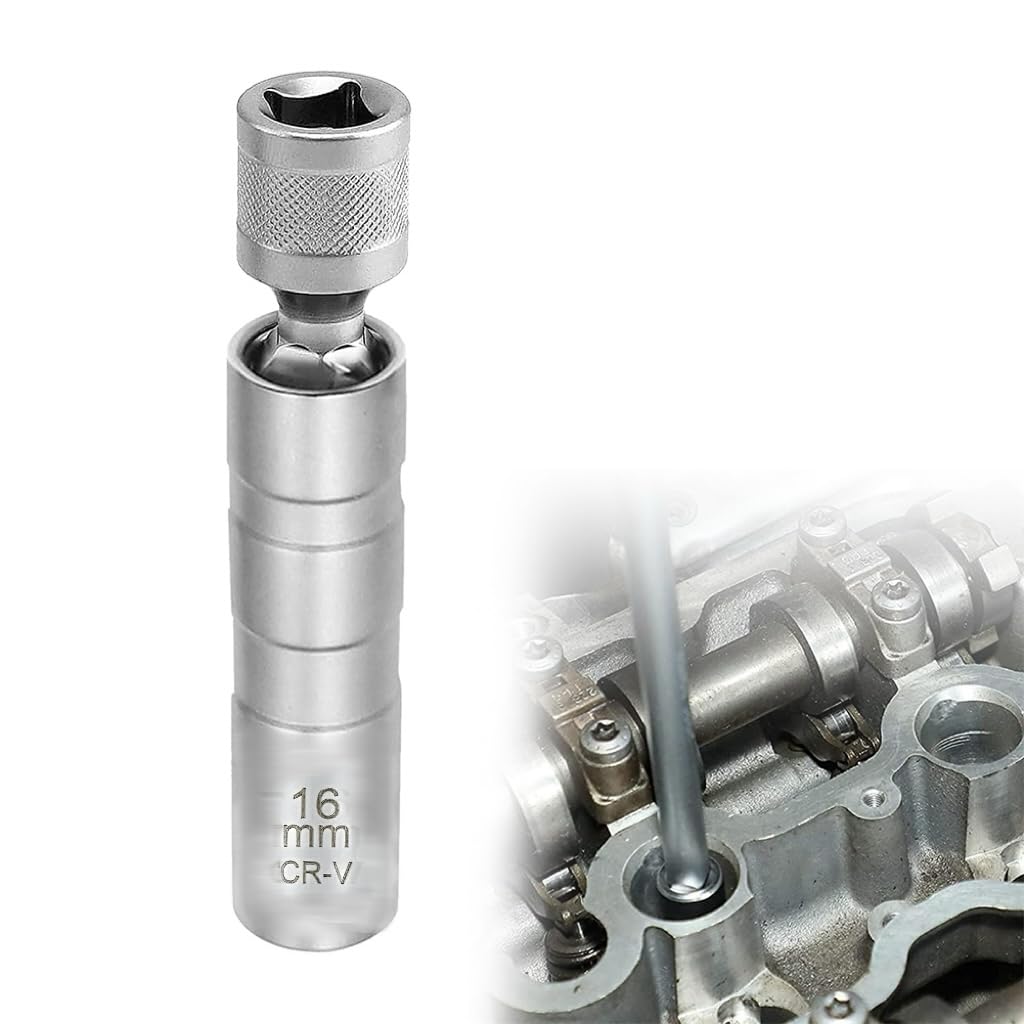 2 Pezzi Chiave Per Candele Auto Magnetica - Presa Universale 14mm E 16mm - Per Rimozione E Installazione Candele