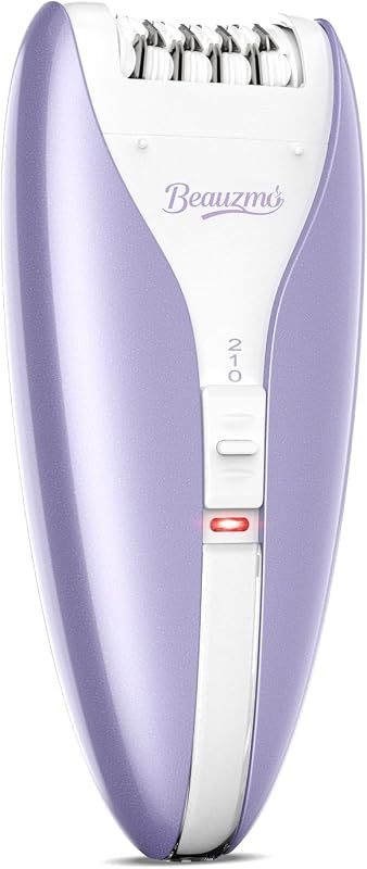 Silent Epilator for Women, 2-Speed Facial & Body Hair Remover, Smooth Glide Technology, for Face, Legs, Bikini & Arms (Purple)