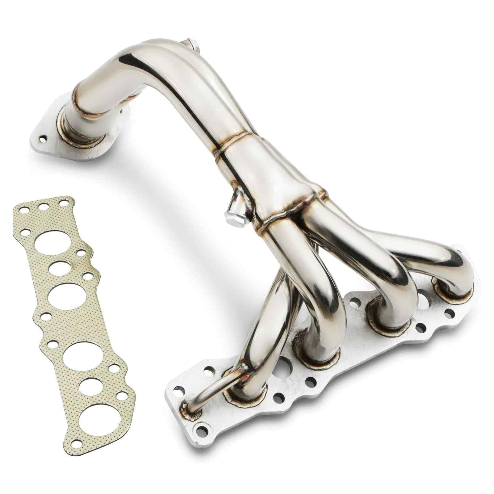 Collettore di scarico De Cat da 5,7 cm compatibile con Suzuki Swift Sport 1.6 ZC31S 2005-2010 modelli in acciaio inox Decat tubo di scarico di ricambio