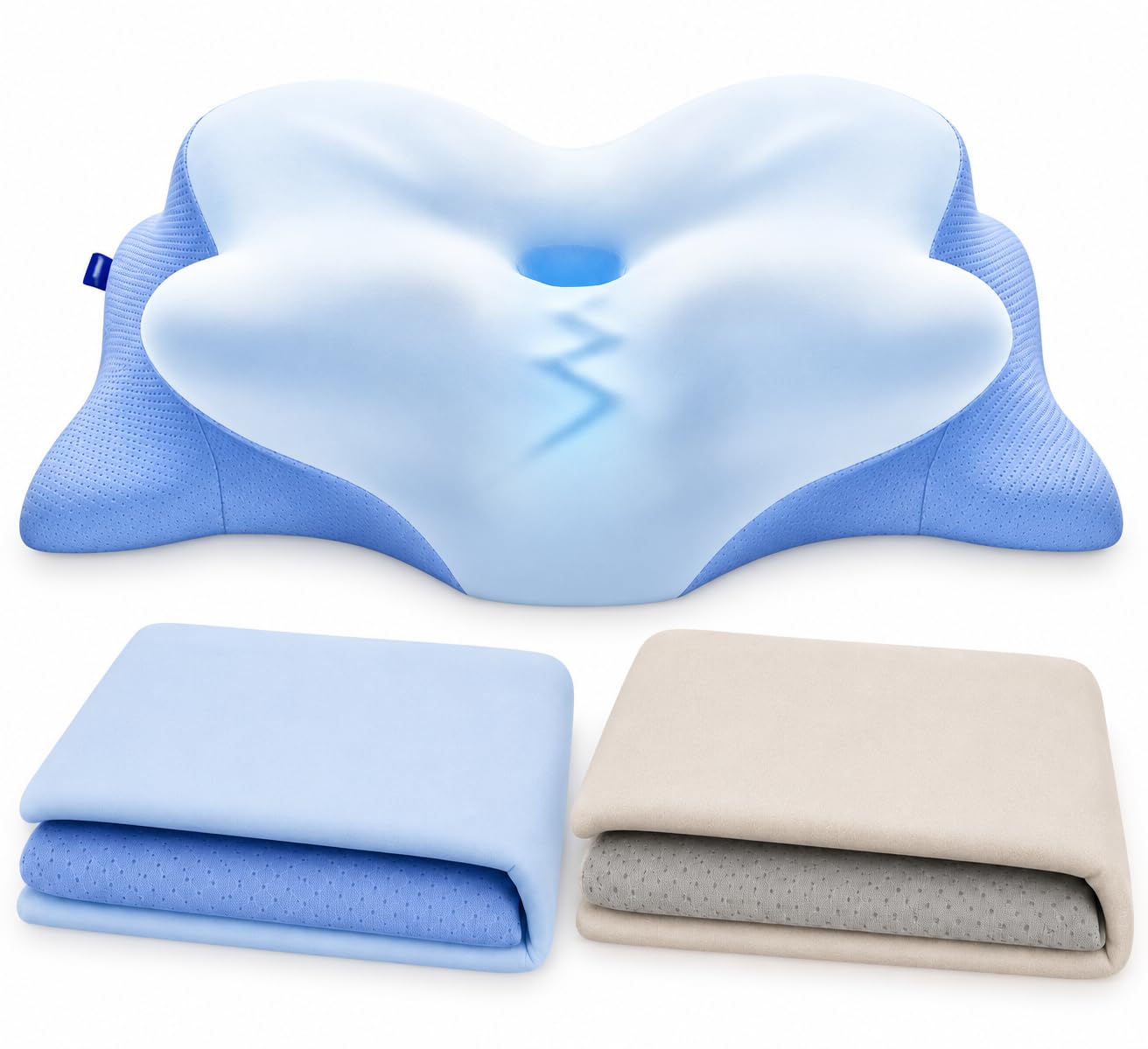 Amazon.com: Derila Ergo Cervical Neck Pillow Bundle with Thermal