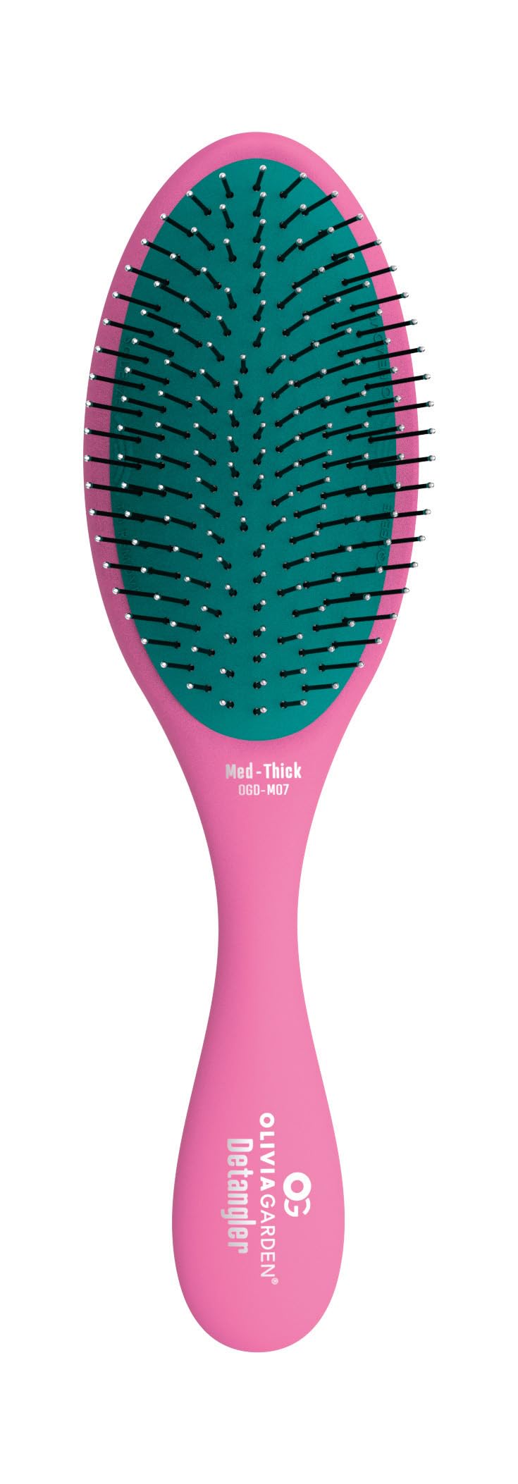 Olivia Garden OG Brush Detangler, removable cushion for easy cleaning, scalp hugging for scalp massage and custom bristles to detangle based on hair type, for wet or dry hair, women, men and children