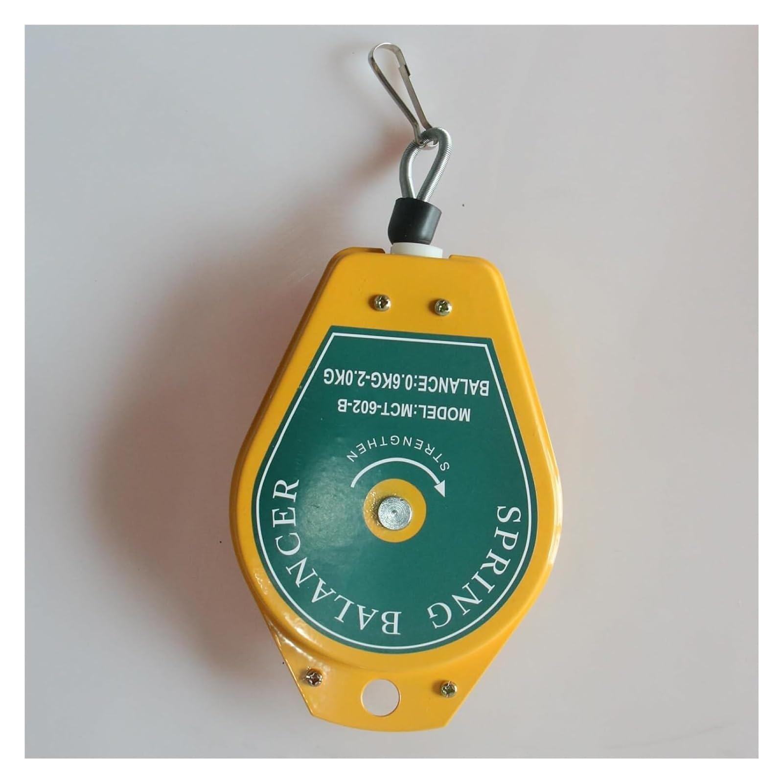 Equilibrador de resorte, Con cable de 140 cm y hebilla seguridad aleación, tensión ajustable, reducción segura la fatiga, for colgar, transportar quitar herramientas