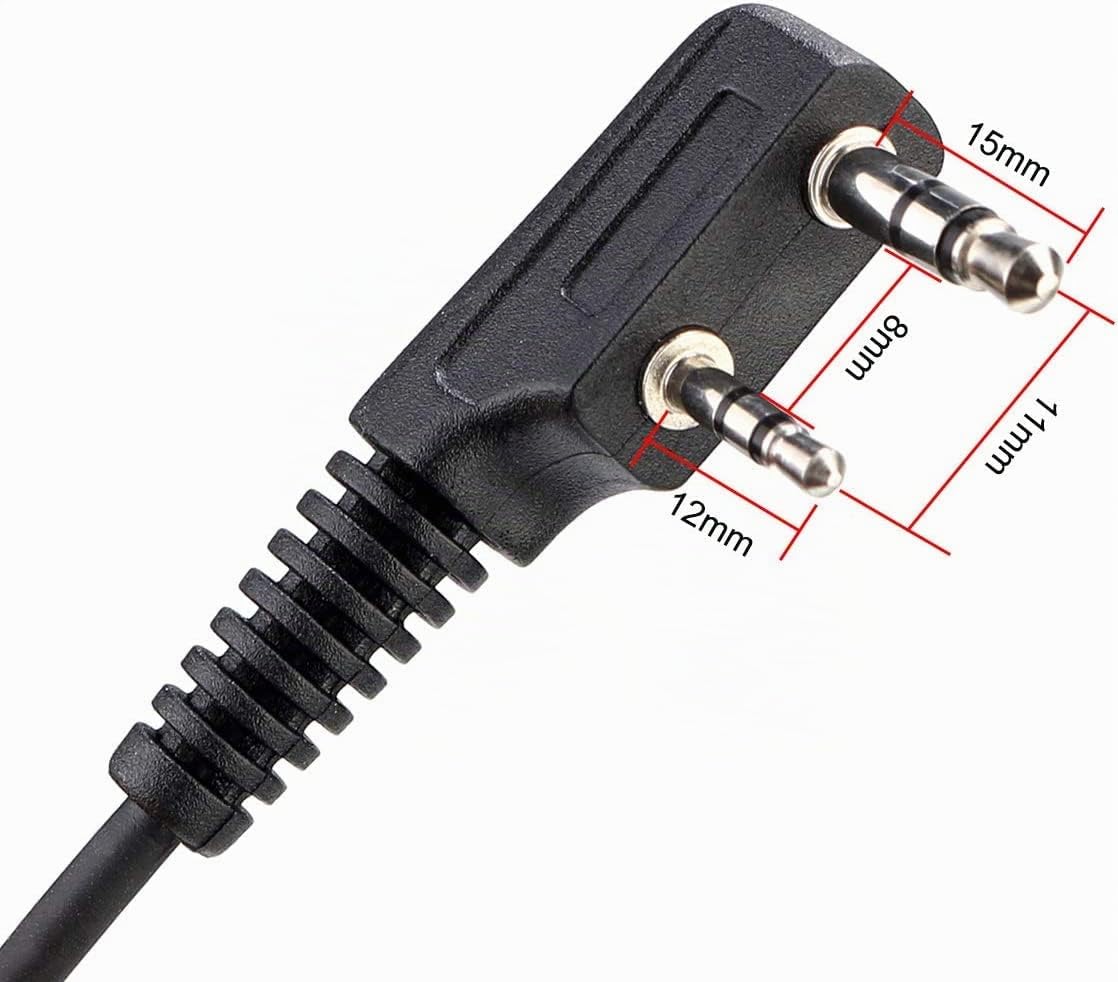 Retevis RT618 Walkie Talkie con Auriculares, Mini Radio PMR446 4 Piezas | Radio PTT Doble, 16 Canales, VOX, Emergencia, Walky Talky para Atención Domiciliaria, Residencia de Ancianos