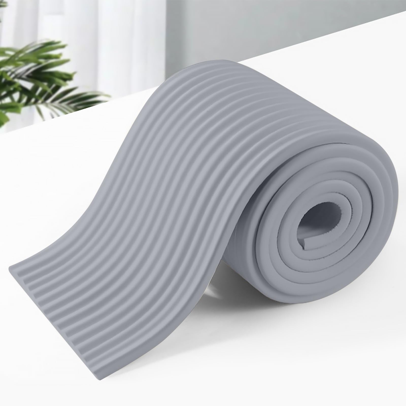Rohrisolierung Außenbereich Heizungsrohr Isolierung Zum Wickeln, Schaumstoff Isolierung Heizungsrohre, Rohrisolierung Selbstklebend, Rohrisolierung Schaumstoff(Grey,2pcs)