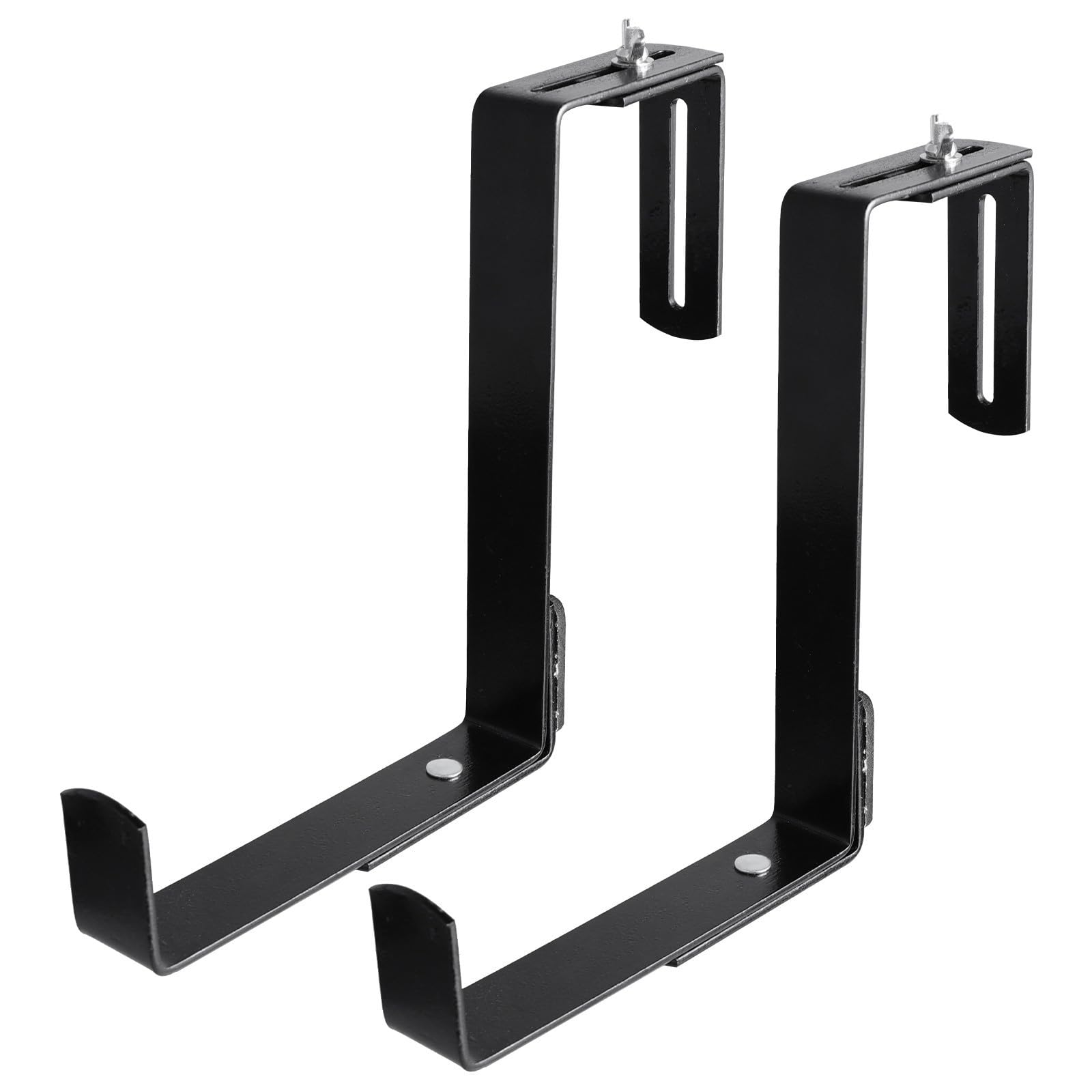 Gancho para Maceta de Pared en Hierro Negro con Diseño Delicado, Soporte Ajustable para Tiestos en Sala de Estar y Sala de Recepción, Fácil de Usar