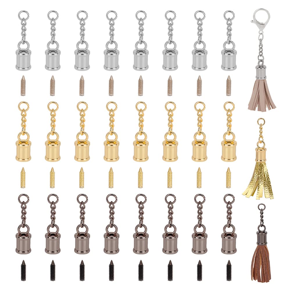 Capuchon d'extrémité de cordon CHGCRAFT pour éviter l'effilochage de vos bijoux en cuir