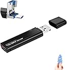 LightREC - Mini Voice Activated Recorder – Slim USB Flash Drive | 26 Hours Battery | 8GB - 94 Hours Capacity | 512 Kbps Audio Quality | Easy to Use USB Memory Stick Sound Recorder | by aTTo Digital