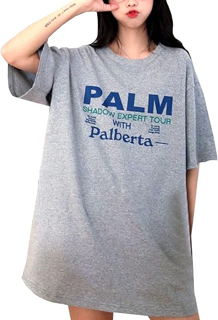 Amazon Co Jp ジョプリンアンドコー 英字ロゴtシャツ オーバーサイズ 5分袖 ドロップショルダー 夏物 トップス Tシャツ ｔシャツ レディーストップス レディースｔシャツ レディースカットソー レディース半袖 体型カバー レディースファッション レディースかわいい