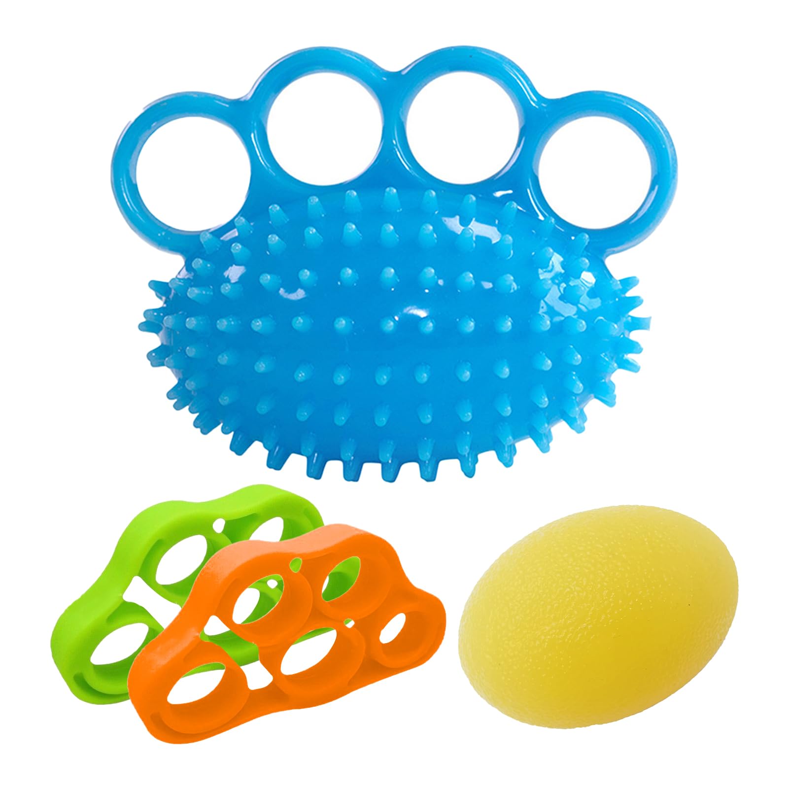 Hand Exercise Balls Finger The-rapy Ball, Finger Stretcher for Relieving Wrist Pain, for Wrist Pain Relief, Carpal Tunnel, Stress Relief, Hand Physical The-rapy, Set of 4