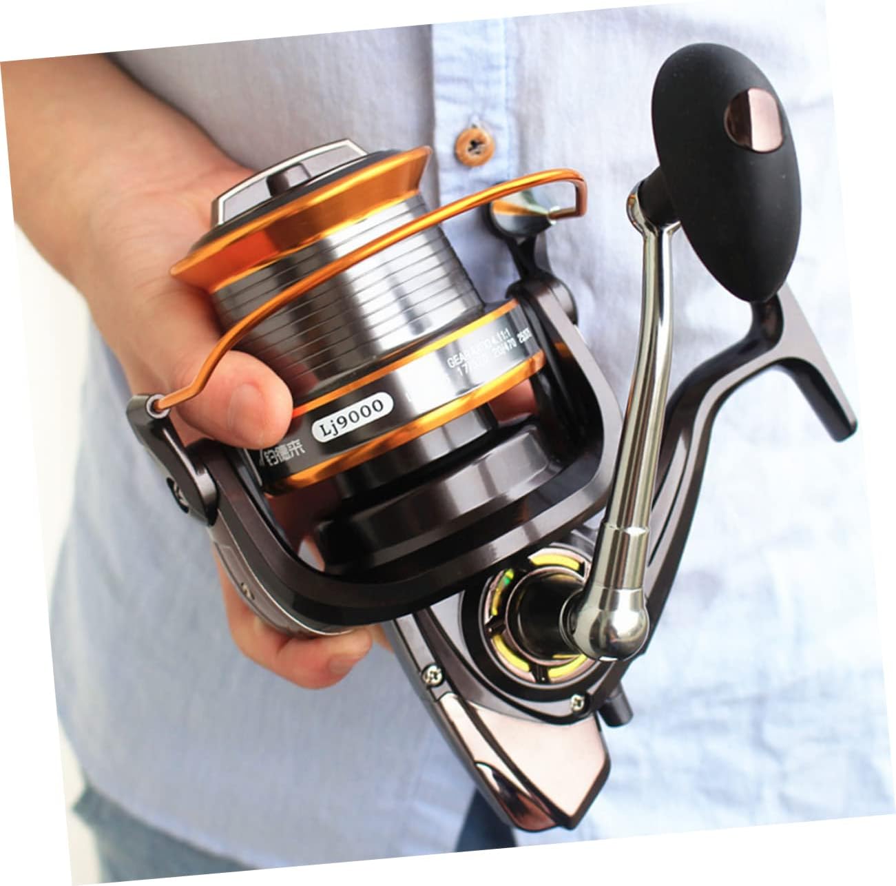 KICHOUSE Fishing Wire Wheel Sea Fishing Reel Model High Strength Gear for and Freshwater Use