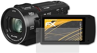 atFoliX Screen Protector compatible with Panasonic HC-VXF11 Screen Protection Film, anti-reflective and shock-absorbing FX Protector Film (3X)