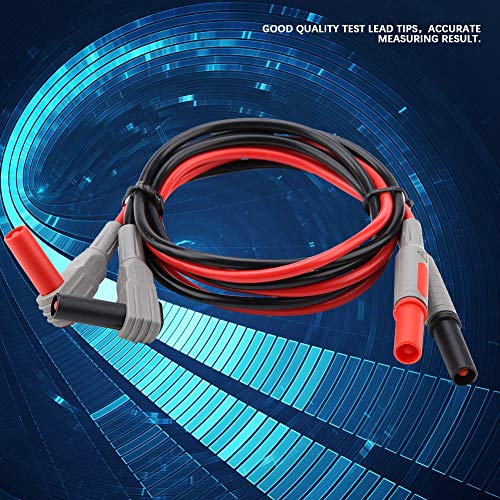 Cables de multímetro P1300D con puntas reemplazables de plástico ABS 4
